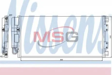 Конденсатор, кондиционер Nissens 94781