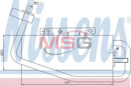 Осушитель, кондиционер Nissens 95338