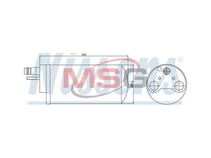 Осушитель Nissens 95341 (фото 1)