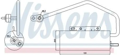 Осушитель, кондиционер Nissens 95447