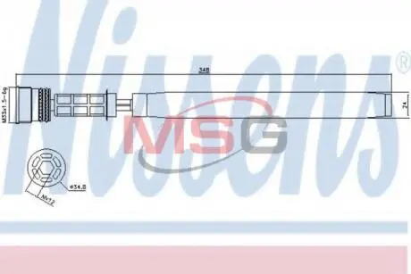 Осушитель Nissens 95458