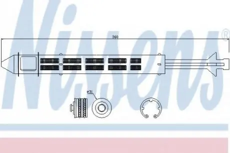 Осушитель, кондиционер Nissens 95468