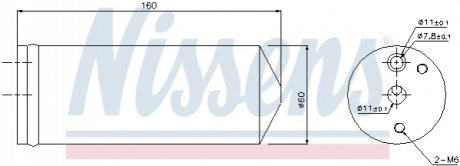 Осушувач, кондиціонер Nissens 95477