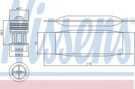 Осушитель, кондиционер Nissens 95490