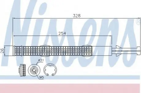 Осушитель, кондиционер Nissens 95526