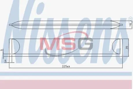 Осушитель, кондиционер Nissens 95608