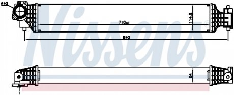 Інтеркулер Nissens 961527 (фото 1)