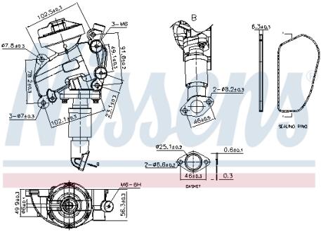 Клапан рециркуляції (EGR) First Fit Nissens 98415