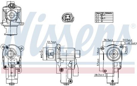 Клапан рециркуляції ВГ Nissens 98552