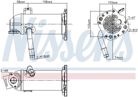 Клапан рециркуляції вг (egr) Nissens 989431