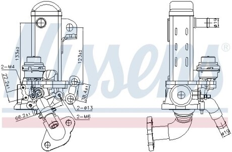 Радиатор рециркуляции first fit Nissens 989461