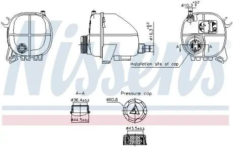 Бачок компенсирующий Nissens 996357