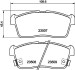 Колодки гальмові дискові передні chevrolet cruze 1.3, 1.5 (00-08) NISSHINBO NP1023 (фото 1)