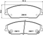 Колодки тормозные дисковые передние toyota camry 2.0, 2.5 (11-)/byd m6, s6 2.0, 2.4 (10-) NISSHINBO NP1052 (фото 1)