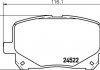 Колодки гальмівні передні дискові lexus rx 300(00-03)/toyota camry 2.4, 3.0 (01-06) NISSHINBO NP1065 (фото 1)