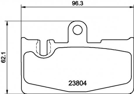 Колодки гальмівні задні дискові lexus 430 (00-06) NISSHINBO NP1102