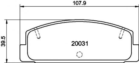 Колодки гальмові дискові задні mazda 6 1.8, 2.0, 2.2 (07-) NISSHINBO NP5004