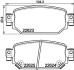 Комплект тормозных колодок mazda cx-3(dk), cx-3 suv(dk) rear axle NISSHINBO NP5072 (фото 1)