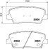 Колодки тормозные задние hyundai santa fe/kia sorento 2.0, 2.2, 2.4 (09-) NISSHINBO NP6042 (фото 1)