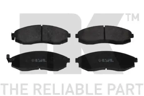 Гальмівні дискові колодки, комплект NK 222251