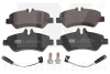 комплект тормозных колодок, дисковый тормоз 223363