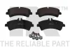 комплект тормозных колодок, дисковый тормоз 223365