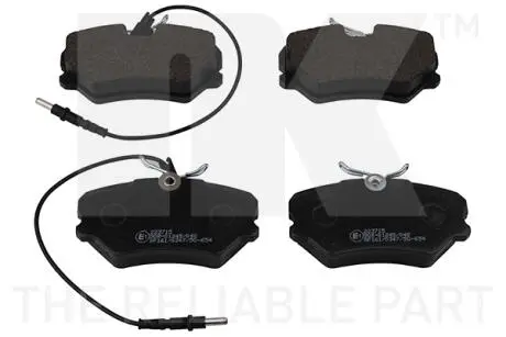 Комплект тормозных колодок, дисковый тормоз NK 223715