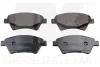 комплект тормозных колодок, дисковый тормоз 223951