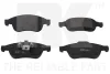комплект тормозных колодок, дисковый тормоз 223969