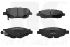 комплект тормозных колодок, дисковый тормоз 224591