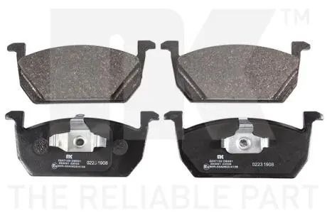 Комплект тормозных колодок, дисковый тормоз NK 2247150