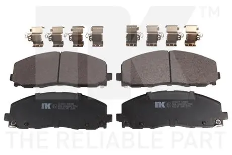 Комплект тормозных колодок, дисковый тормоз NK 229331