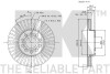 Диск тормозной невентилированный NK 314788 (фото 3)