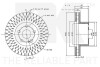 Диск тормозной NK 343395 (фото 3)