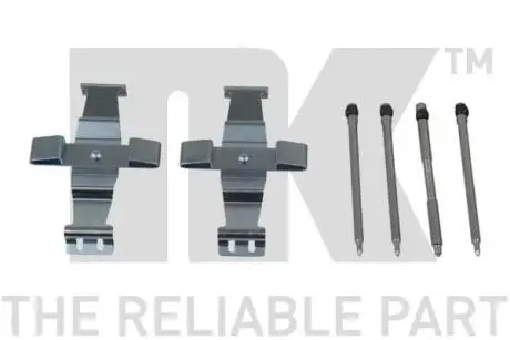 Комплект принадлежностей, накладка дискового тормоза NK 79151886