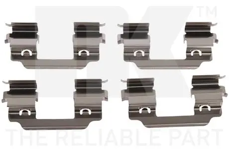 Монтажный к-кт дисковых колодок bmw 1(e81), 1(e82), 1(e87), 1(e88) dacia duster, logan express lancia ypsilon mercedes citan (415), citan mixto (415) mini (r50 0.9-2.0 d 06.01- NK 7915648