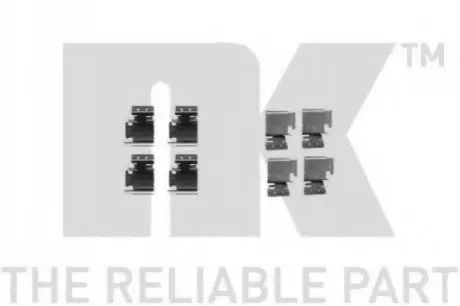 Комплектующие, колодки дискового тормоза NK 7923298