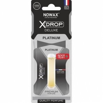 Ароматизатор целюлозний із капсулою x drop deluxe - platinum NOWAX NX00067