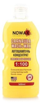 Шампунь WASH & WAX 500мл NOWAX NX00510