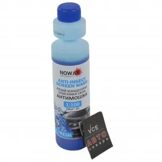 Жидкость летняя в бачок омывателя / концентрат 1:100 / 250 ml / свежесть / NOWAX NX25125