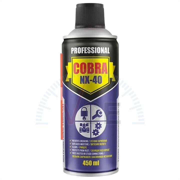 Спрей многофункциональный multifunctional lubricant cobra nx-40 450ml NOWAX NX45400 (фото 1)