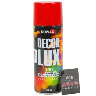 Высокотемпературная краска 370 (красная) (3000) decor lux NOWAX NX48040