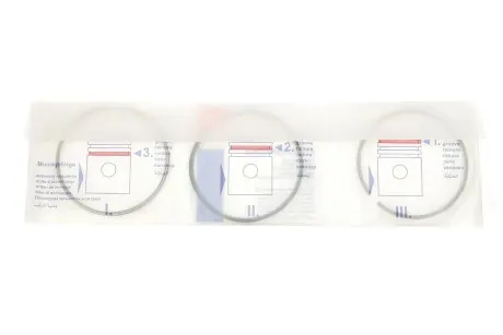 Кольцо поршневое mb sprinter 2.2/2.7cdi (88.00mm/std) (2.5-2-3) = 8912740000 NPR 120 010 0068 00