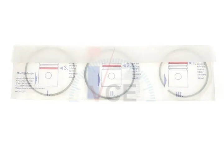 Кольцо поршневое mb sprinter 2.2/2.7cdi (88.00mm/std) (2.5-2-3) = 8912740000 NPR 120 010 0068 00 (фото 1)