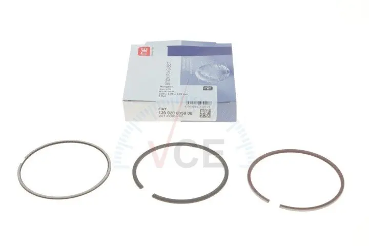 Кольцо поршневое fiat doblo 1.9jtd 99- (82.00mm/std) (2-2-2) = 8920980000 NPR 120 020 0058 00 (фото 1)