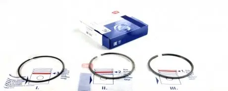 Кольцо поршневое renault master/opel movano 2.3dci 10- (85.00mm/std) (2.5-2-2) = 8938040000 NPR 120 038 0005 00