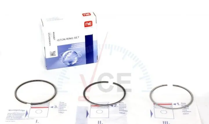 Кольцо поршневое vw caddy iii 2.0tdi (81.00mm/std) (1.75-2.0-3.0) = 8950190000 NPR 120 050 0017 00 (фото 1)