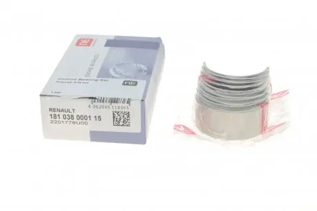 Вкладыши шатунные renault kangoo 1.5dci (+0.25) = 6138502500 NPR 181 038 0001 15