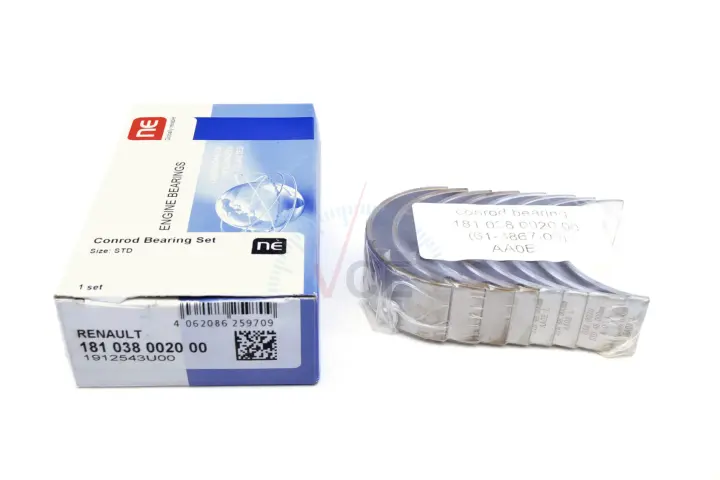 Вкладыши шатунные opel vivaro b/renault trafic iii 1.6cdti/dci 14-(std)(r9m) = 6138670000 NPR 181 038 0020 00 (фото 1)