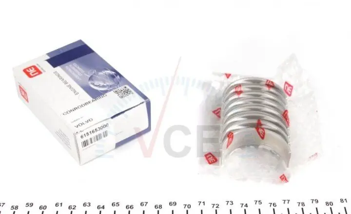 Вкладыши шатунные citroen berlingo 1.6d/hdi (+0.30) = 6151653000 NPR 181 051 0001 17 (фото 1)